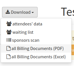 Download All Billing Documents